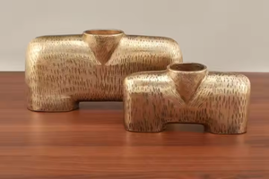 Venta caliente florero de Metal moderno hecho a mano florero de hierro para decoración del hogar y mesa Estilo de lujo por decoración Impex - Product Image 5