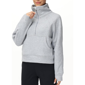 Sudaderas informales con hombros caídos para mujer, Tops de lana, jersey de gran tamaño, trajes de otoño, ropa de moda de invierno 2024 - Product Image 3
