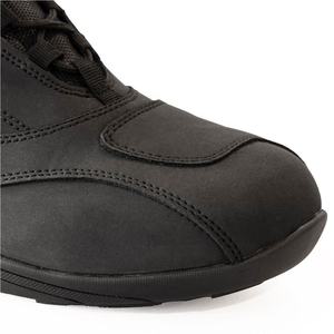 Bottes de moto courtes en cuir sur mesure, nouvelle tendance, chaussures de moto courtes tendance - Product Image 3