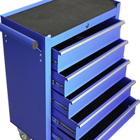 Armoire à outils roulante robuste à 5 tiroirs, coffre à outils en acier verrouillable pour garage et atelier, personnalisable OEM