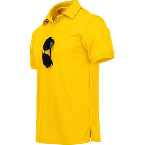 Polo à manches longues décontracté pour homme, tee-shirt à fermeture éclair pour homme, vêtements de golf de rue, vêtements de couleur unie pour homme, automne - Product Image 2