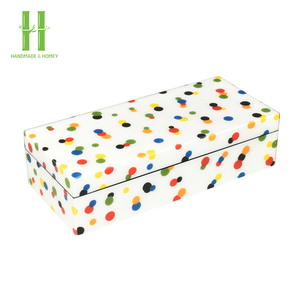 Caja de laca de vendedor superior de alta calidad hecha a mano de Vietnam, cajas de joyería de laca al por mayor hechas a mano - Product Image 4