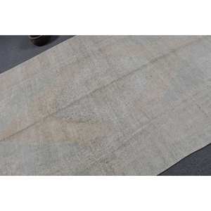 Alfombra turca vintage de 5,5x10,7 pies, estilo bohemio gris, respetuoso con el medio ambiente, Jacquard Technics, respaldo de látex de lana, Patchwork - Product Image 5