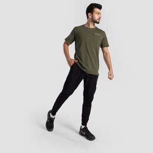 เสื้อยืด Power Move สีเขียวมะกอก ผ้าฝ้าย 100% คุณภาพพรีเมียม ระบายอากาศได้ดี พิมพ์ลายซิลค์สกรีน พร้อมคุณสมบัติการรีดอัด - Product Image 4