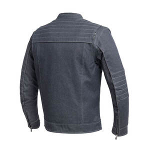 Dernier style de veste en jean pour hommes, nouvelle arrivée, couleur personnalisée, vente en gros de veste en jean pour hommes en coton et polyester - Product Image 2