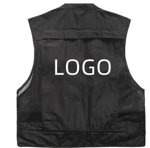 Chaleco con múltiples bolsillos para deportes al aire libre, pesca, fotografía, caza, hombres, malla transpirable, chaleco de camuflaje, chaleco de pesca - Product Image 2