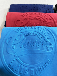 Fabrication en usine Sweat-shirt unisexe personnalisé haut de gamme avec logo en relief Sweat-shirt à capuche personnalisé surdimensionné avec cordon de serrage 3d en relief - Product Image 5