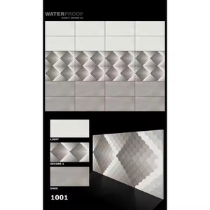 Porcelana brillante de 30x60cm, azulejos de pared de cerámica 3D de 300x600mm, decoración de Villa de 12x24, Carreaux para uso interior en Túnez - Product Image 3
