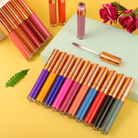 Rouge à lèvres mat personnalisé en 41 couleurs, étiquette privée, imperméable, longue tenue, naturel, végan, rouge à lèvres liquide mat végan