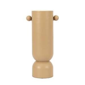 Florero de hierro de metal duradero pesado con pátina antigua terminada agregando un elegante encanto del viejo mundo a los interiores de la boda - Product Image 4