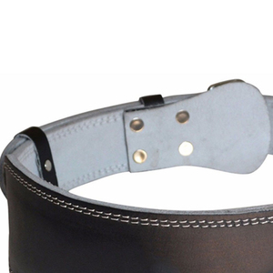 เข็มขัดยกน้ำหนักหนังวัวแท้ สำหรับสควอท เดดลิฟท์ เพรส ทนทาน ระบายอากาศได้ดี เข็มขัดฟิตเนส ป้องกันอย่างมืออาชีพสำหรับน้ำหนักมาก - Product Image 6