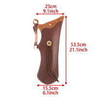 Sacoche à flèches HUNTING Archery OEM entièrement personnalisée en cuir véritable 100% modèle 41825 53CM emballée en polyéthylène
