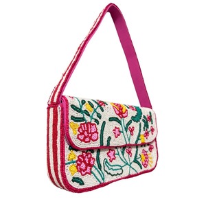 <b>Indian</b> Manufacture Designer Beads Embroidered Shoulder <b>Bag</b> for Casual Party and Travel Use Available at Affordable Price - Product Image 1