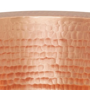 Elegante Lavabo de Cobre Martillado a Mano para Baño y Cocina, Material Duradero - Product Image 6