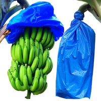 Blauwe PP plastic zak voor bananenbundels in de landbouw, beschermt tegen insecten en dieren met warmteverzegeling