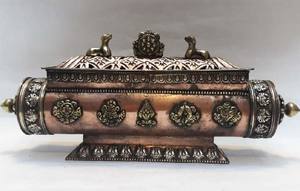 Quemador de incienso de cobre para madera de agar, anís estrellado, té de jazmín, polvo de semilla de madera, aroma de lavanda - Product Image 5