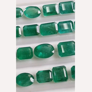 41 pièces d'émeraude zambienne naturelle poire ovale octogone facette 130 Cts Lot taille moyenne 3.17ct pierre précieuse de haute qualité US $10725 pour tous - Product Image 5