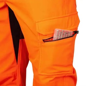 กางเกงเซฟตี้สำหรับผู้ชายกางเกงทำงานสะท้อนแสง - Product Image 5