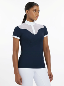Camisa de equitación para mujer, blusa ecuestre ajustada a medida con material elástico de secado rápido para espectáculos de equitación - Product Image 5