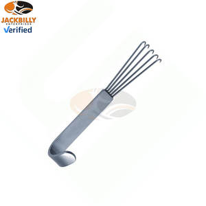 Rétracteur à griffes d'ours, rétracteur mammaire, poignée plate, 5 pointes acérées, acier inoxydable, ensemble d'instruments chirurgicaux professionnels - Product Image 6