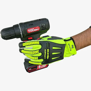 Guantes SKATIQ originales de piel de cabra resistentes a cortes y a impactos en la palma de la piel de cabra, marca SKATIQ, 2017 - Product Image 4