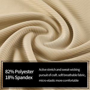 .เสื้อเชิ๊ตกอล์ฟยืดได้แบบมีซิปตัวช่วยให้เคลื่อนไหวได้เต็มที่ระหว่างการสวิงหรือฝึกซ้อม - Product Image 3