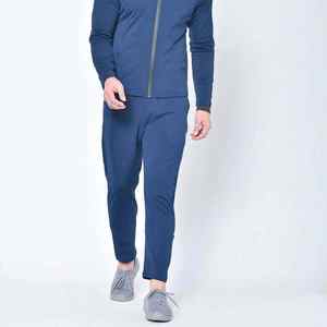 ชุดวอร์มและกางเกงผ้าฝ้าย20% โพลีเอสเตอร์สำหรับผู้ชายชุดวอร์มผ้าฝ้ายและกางเกงขายาวกำหนดโลโก้ได้เอง - Product Image 1