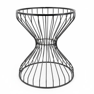 Antique Industrial Design Style Iron Legs for Hourglass-Shaped Cafe <b>Table</b> with 60cm Top for Restaurant Living Room-CHBCF009 - Product Image 1