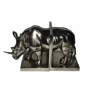 Aluminium Rhino <b>Bookend</b>, For Decorative - Product Image 2