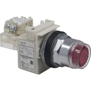 For SCHNEIDER ELECTRIC 9001K1L1RH13 Push <b>Button</b> Switch 600VAC 10A 30MM T-K - Product Image 1
