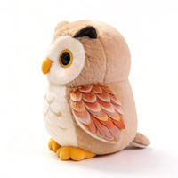Peluche Hibou Douce en Gros, Jouet en Peluche Personnalisé, Adorable Poupée Oiseau en Peluche pour Enfants, Cadeau Personnalisé, Peluche Hibou Mignonne