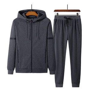 Vente en gros de survêtements pour hommes avec tissu en coton à séchage rapide survêtements pour hommes respirants à vendre ensemble de survêtements deux pièces OEM fournisseur - Product Image 6