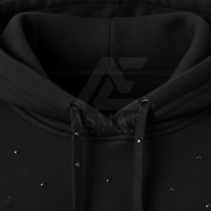Sudaderas Ligeras y Transpirables con Pedrería para Mujer, Diseño Personalizado, Sudaderas con Pedrería para Mujer 2026 - Product Image 4