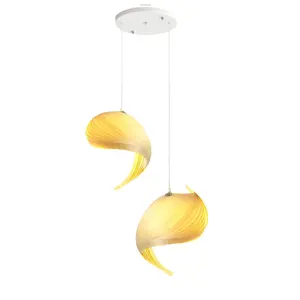 Lampe rectangulaire en métal RileyPalm, décoration d'art moderne, lumière inspirée, 220V, lumière blanc chaud 3000K, pour restaurants, villas, bars - Product Image 6