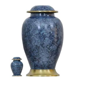 Urna Funeraria de Mármol Azul Premium, Directo de Fábrica, OEM, Urna Funeraria Decorativa de Metal, Recuerdo Conmemorativo para Adultos, Venta al por Mayor. - Product Image 2