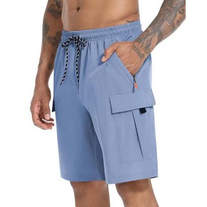 <b>Green</b> Bodybuilding <b>Men's</b> High Waist 100% Cotton Gym Fitness Sweat <b>Shorts</b> Winter Fleece with Pockets Solid Pattern Streetwear - Product Image 3
