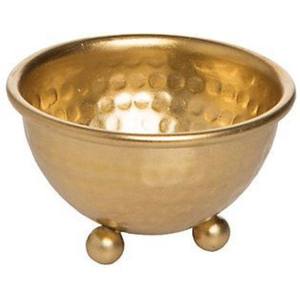 ชามสแตนเลสทรงกลมขัดเงาสีทองเหมาะสำหรับเสิร์ฟอาหารจานด่วนและรับประทานอาหารที่มีสไตล์ชามบนโต๊ะอาหาร - Product Image 1