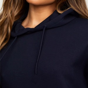 Sudadera con capucha de alta calidad para mujer, jersey de lana liso personalizado - Product Image 5