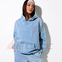 Qualité supérieure femmes personnalisé marque Vintage taille acide lavage Jogging costumes décontracté brodé conception respirant tricot