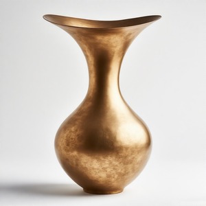 EchoVerge recipiente texturizado opulento gracia alto bronce acabado diseñador jarrón de Metal exquisito acento hecho a mano para la decoración del hogar - Product Image 1