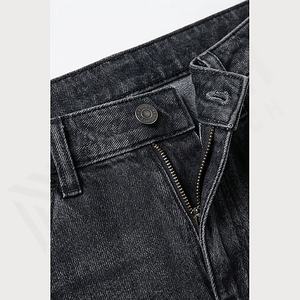 Pantalones Vaqueros Ajustados de Alta Calidad para Hombre, Estilo Informal, Cómodos, de Mezclilla Elástica, Estilo Flare, Ropa de Calle, Color Personalizado - Product Image 4