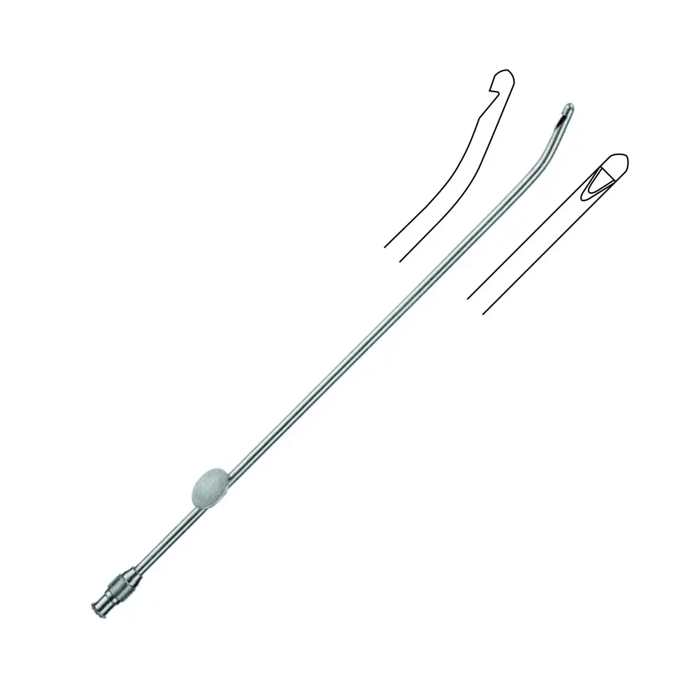 Professional Quality Randall Endometrial Biopsy Suction Curettes Luer-Lock Dia 4 mm Gynecology Instruments 23 cm/9"