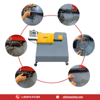 Automatische CNC-Stahlstangen-Schneid- und Biegemaschine mit PLC-Kernkomponenten, 2,6kW Motor, 450kg Gewicht für Kohlenstoffstahlverarbeitung