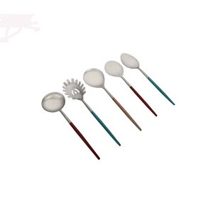 Ensemble de couverts fabriqués en Inde de la meilleure qualité faits à la main en acier inoxydable plaqué or ensemble de service de salade disponible pour les acheteurs en gros - Product Image 3