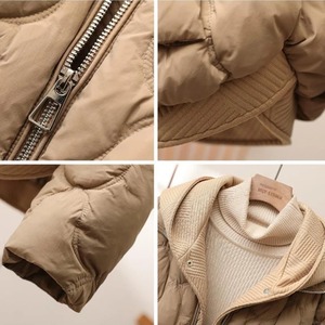 2024 abrigos de moda estilo suelto cómodo Abrigo acolchado chaqueta de mujer Parkas chaquetas cálidas abrigo Casual nueva ropa de invierno - Product Image 4