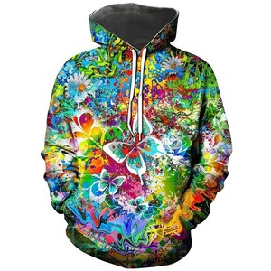 Pull imprimé de qualité supérieure 100% sweats à capuche en gros en coton biologique pour femme sweats à capuche décontractés au design élégant - Product Image 2