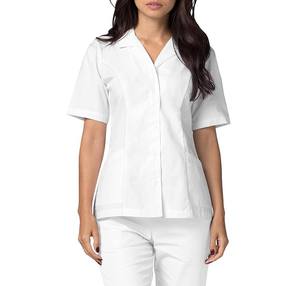 Haut de gommage médical pour femmes de couleur blanche de haute qualité, léger, meilleurs designs, haut de gommage Offre Spéciale respirant avec les derniers designs - Product Image 1