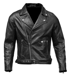 Dernière veste en cuir véritable pour homme, style motard, noire, élégante, à fermeture éclair, douce, en toile, col montant, longueur standard - Product Image 4