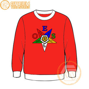 Commande personnalisée de l'étoile de l'Est sweat-shirt brodé en molleton de coton pull de haute qualité vêtements grecs OES sweat-shirts - Product Image 4