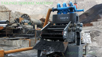 Crible vibrant circulaire pour le traitement des tailings miniers et machine de séchage avec moteur-pompe (capacité 50-150 t/h)